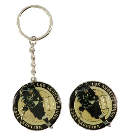 JF Sport NHL - Los Angeles Kings Kopitar Keychain/Magnet Combo - Picture 1 of 1